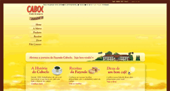 Desktop Screenshot of cafecaboclo.com.br